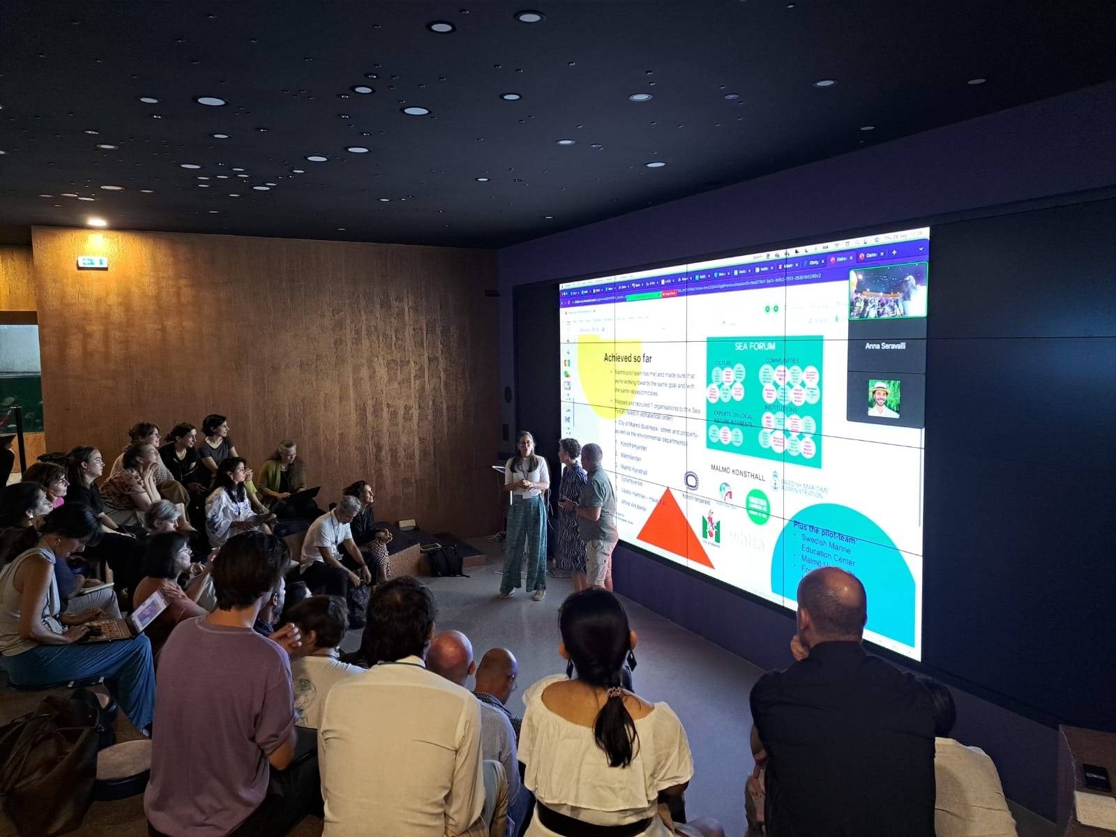 ▴ Pilot develpment programme on Day 3 at the Vasco da Gamma Aquarium