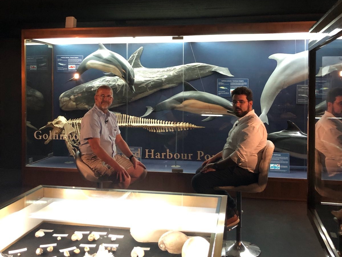 ▴ “Ocean Literacy “video recording with Michael Palmgren and Marco Ferreira