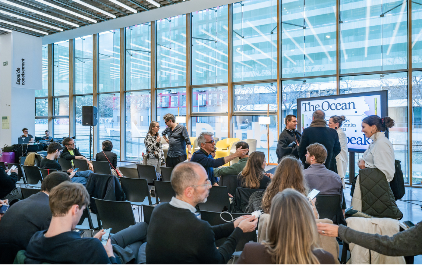 ▴ CWet Conversations event at Disseny Hub, Barcelona. Photo: Pep Herrero.