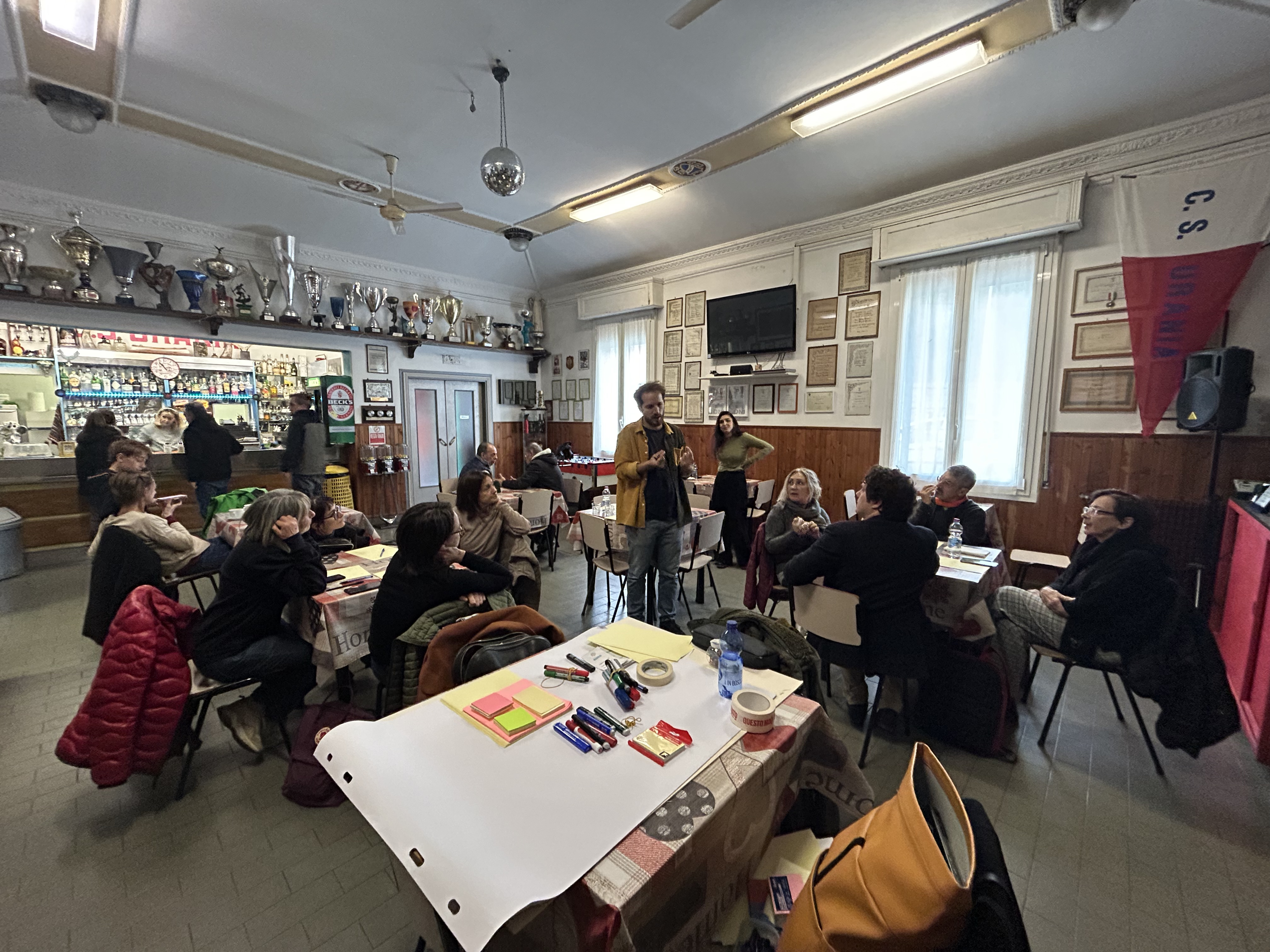 ▴ Workshop with Dario Pronto, Genoa 2025 © Comune di Genova.