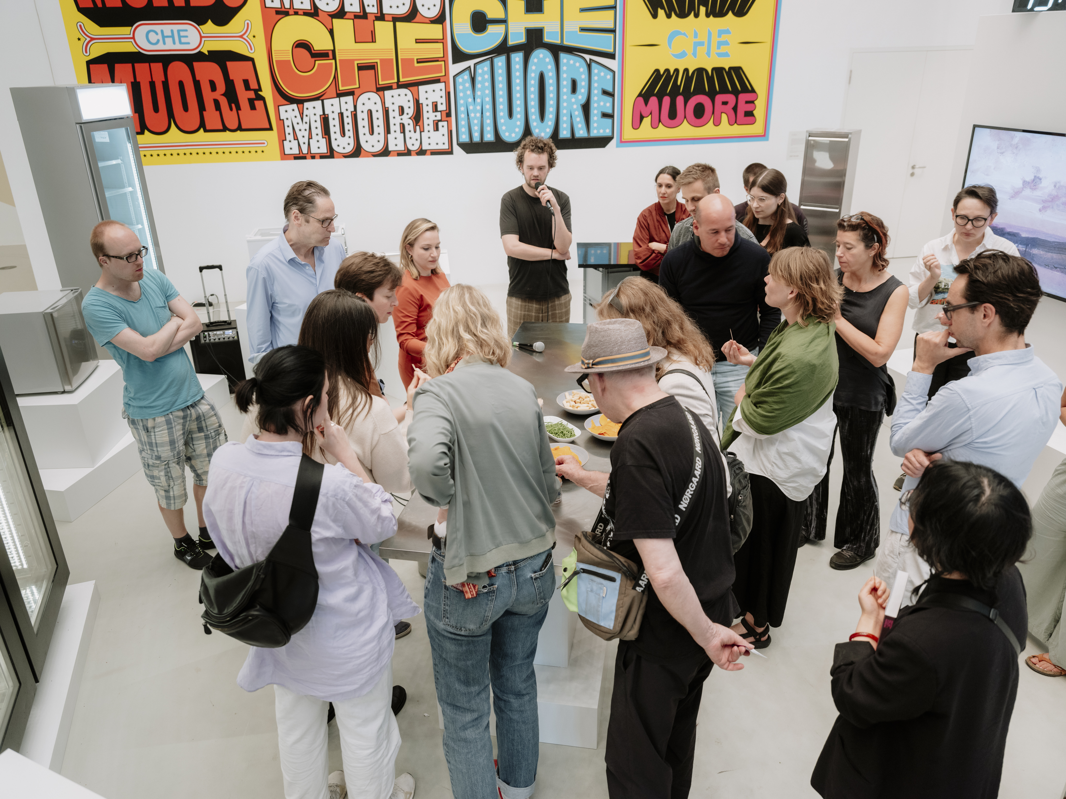 ▴ School of Survival - Exhibition Opening, Deichtorhallen, May 25 2024 (print) 18 © Philipp Meuser.