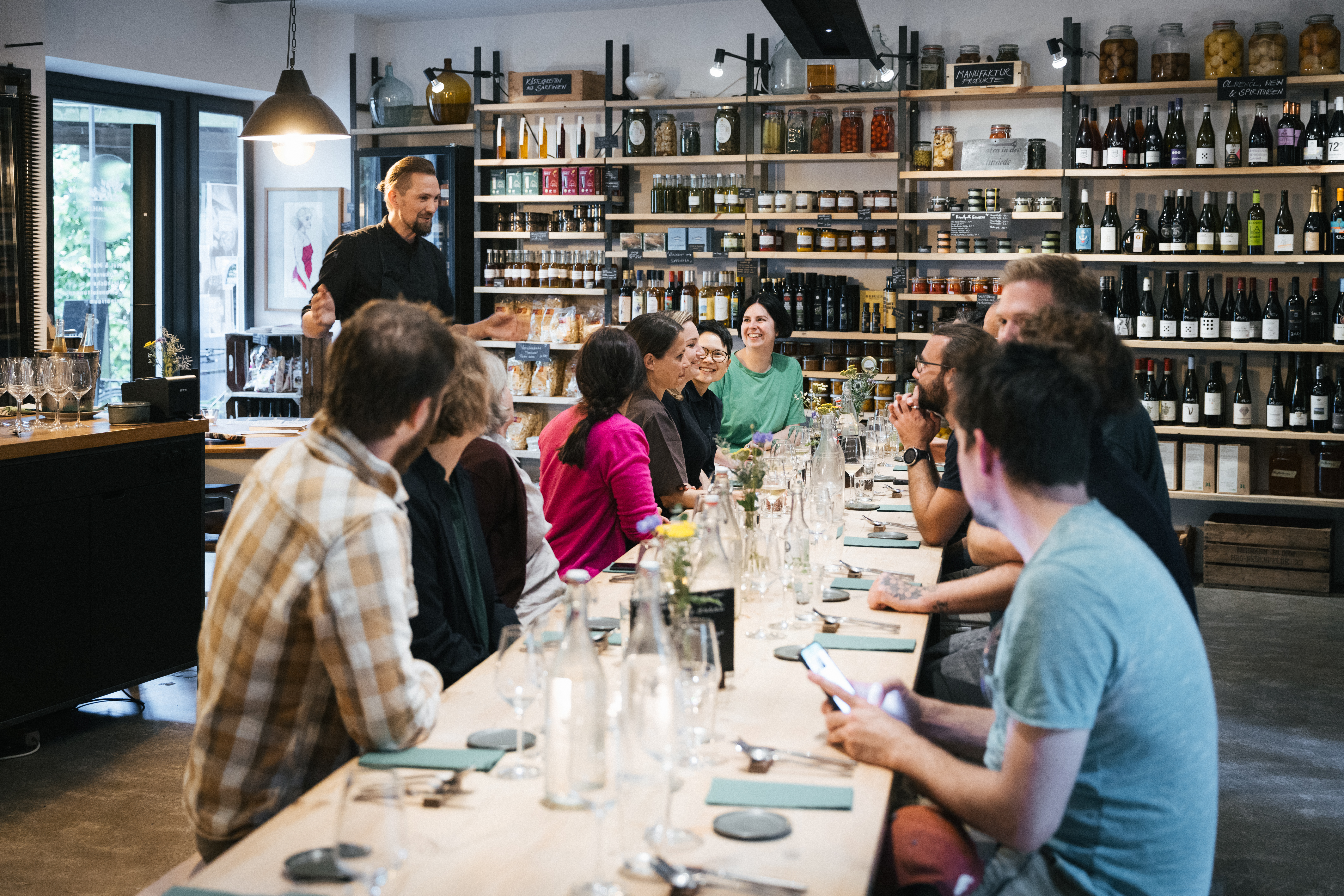 ▴ School of Survival fellowship Kick Off - Dinner event at Alte Schmiede, Hamburg 2024 © Enver Hirsch.