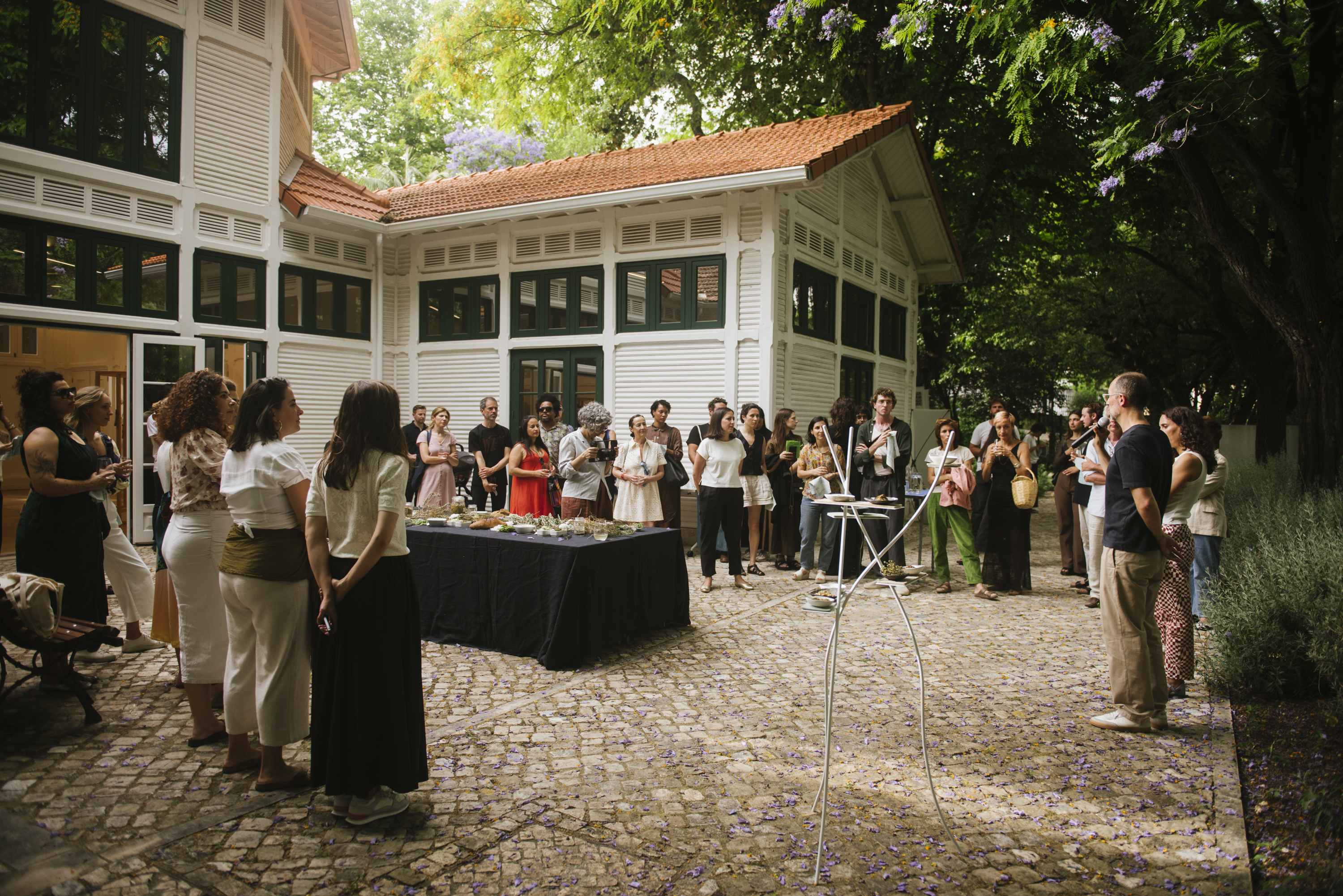 ▴ “The River’s Tongue” final presentation of the Lisbon Spice Rack at Casa do Jardim da Estrela, Lisbon 2025 (2) © Sara Pinheiro.