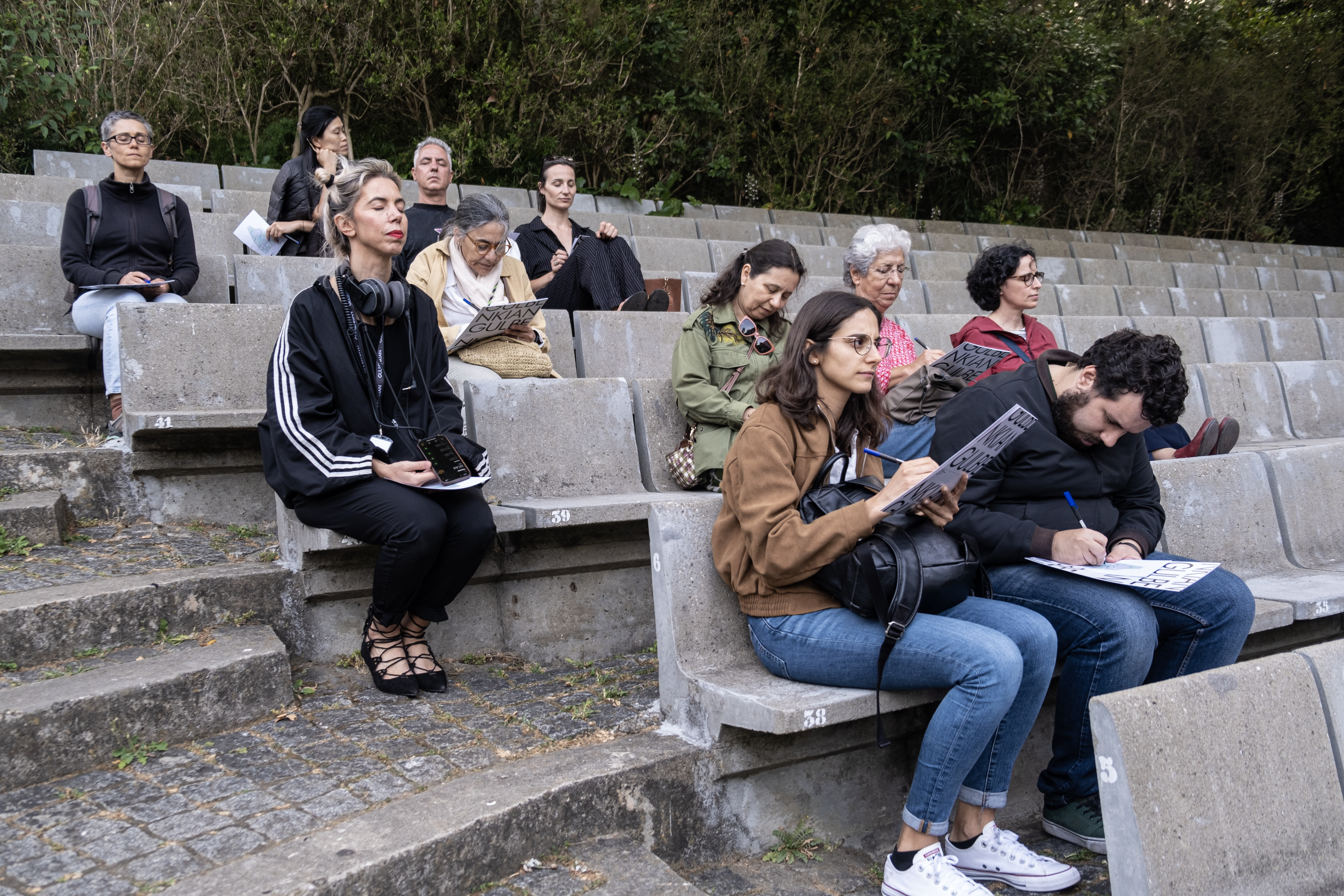 Underwater Ecotones Soundwalk, Fundação Calouste Gulbenkian, Lisbon 2025 © Inês Valle.