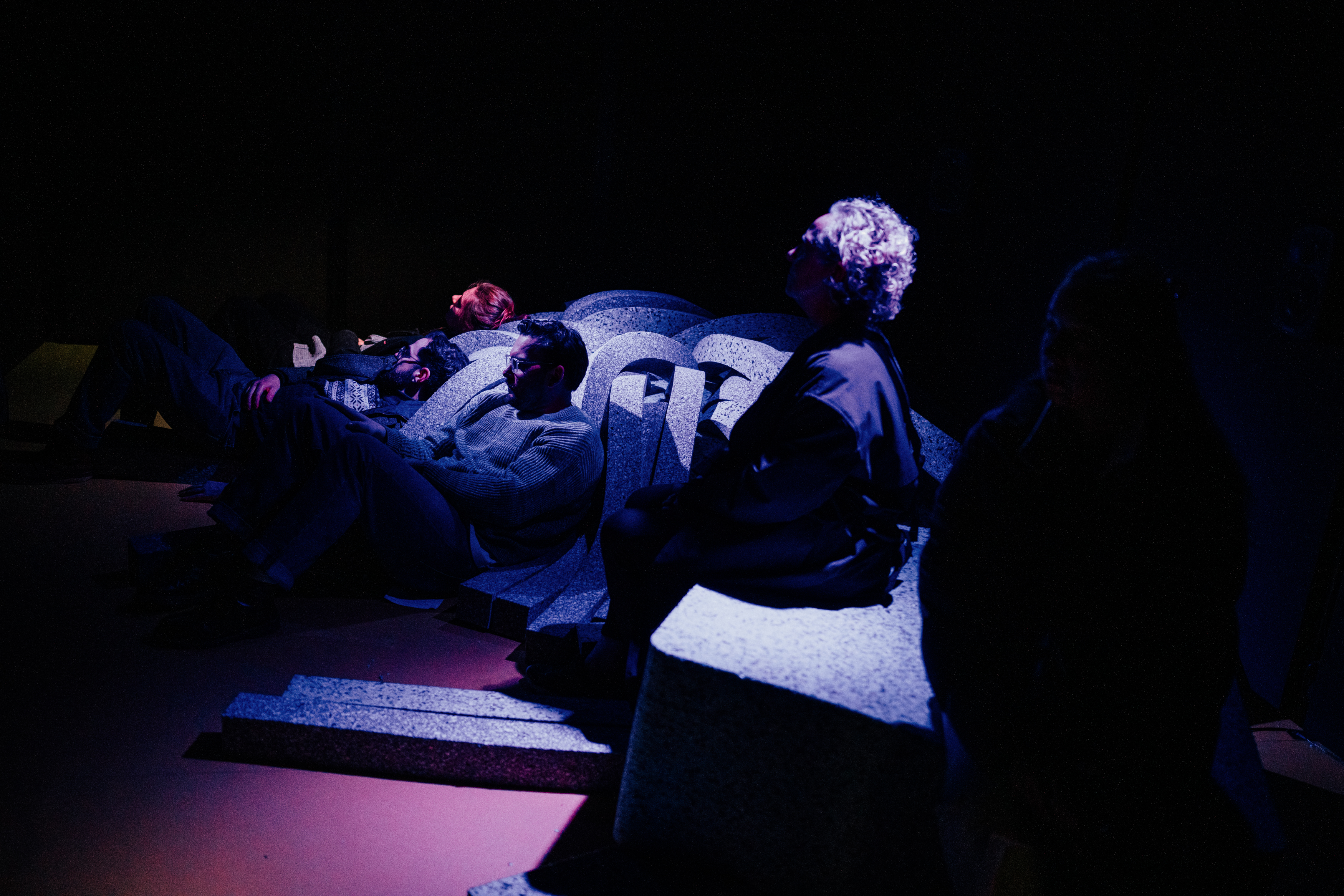 ▴ Underwater Ecotones Installation by Francisca Rocha Gonçalves, CAM Gulbenkian, Lisbon 2025 © Francisca Siza.